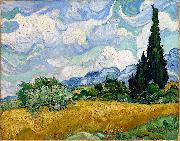 Vincent Van Gogh Wheat Field with Cypresses oil